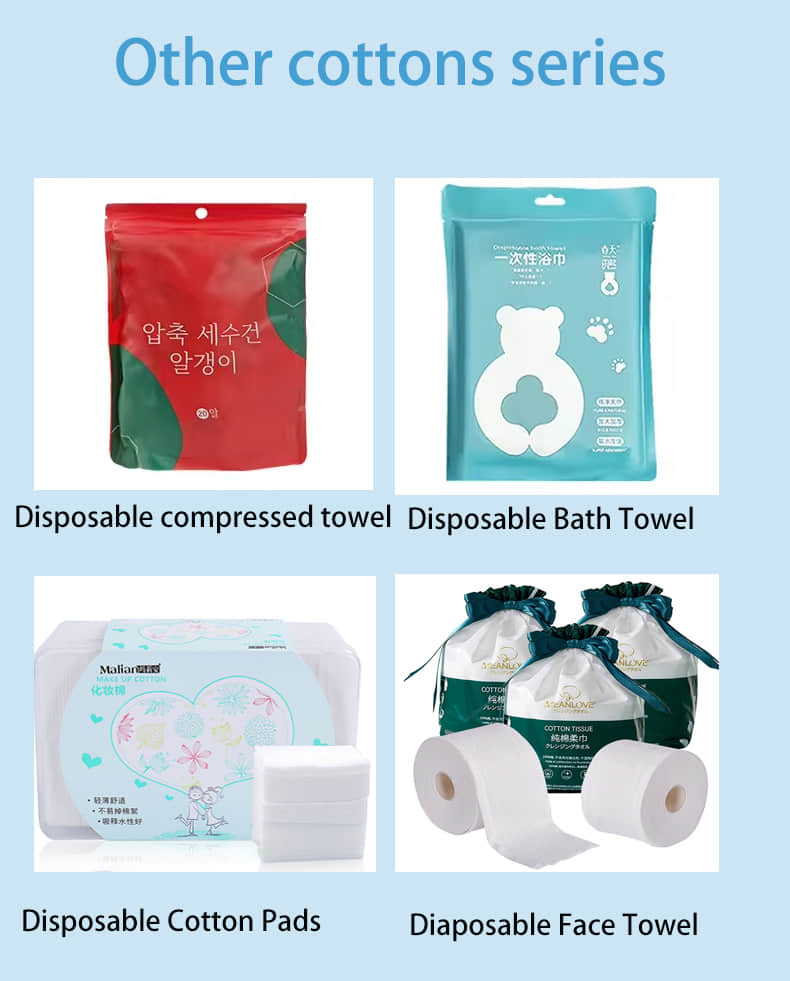 OEM Disposable Round Cosmetic cotton pads soft absorbent makeup remover Cotton Pads