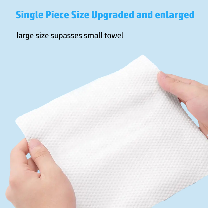 Disposable bath towel For Dry And Wet Use Hair face body Towel Travel sets towel OEM Quick Dry Nonwo