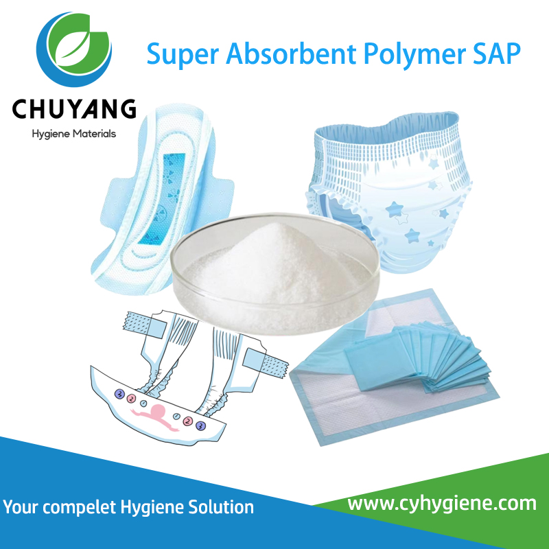 Super absorbent SAP for Diaper raw materials Pet Pad Lady Sanitary Napkin panty liner