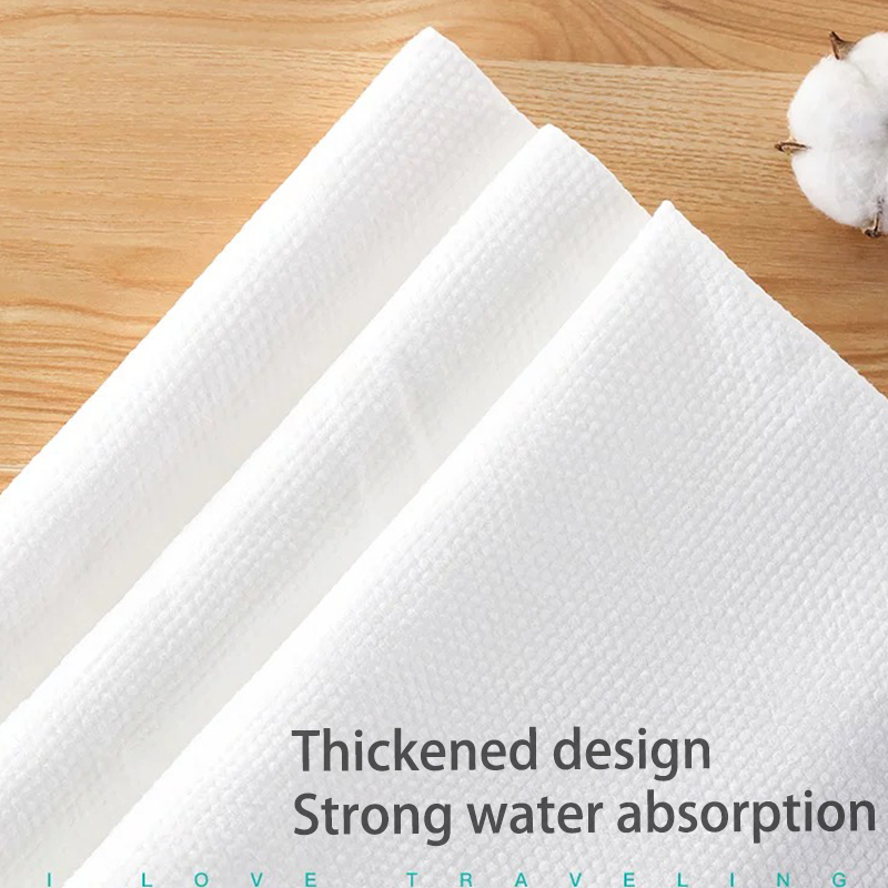 Custom wholesale price disposable compressed towel tablets for face cleaning portable travel 