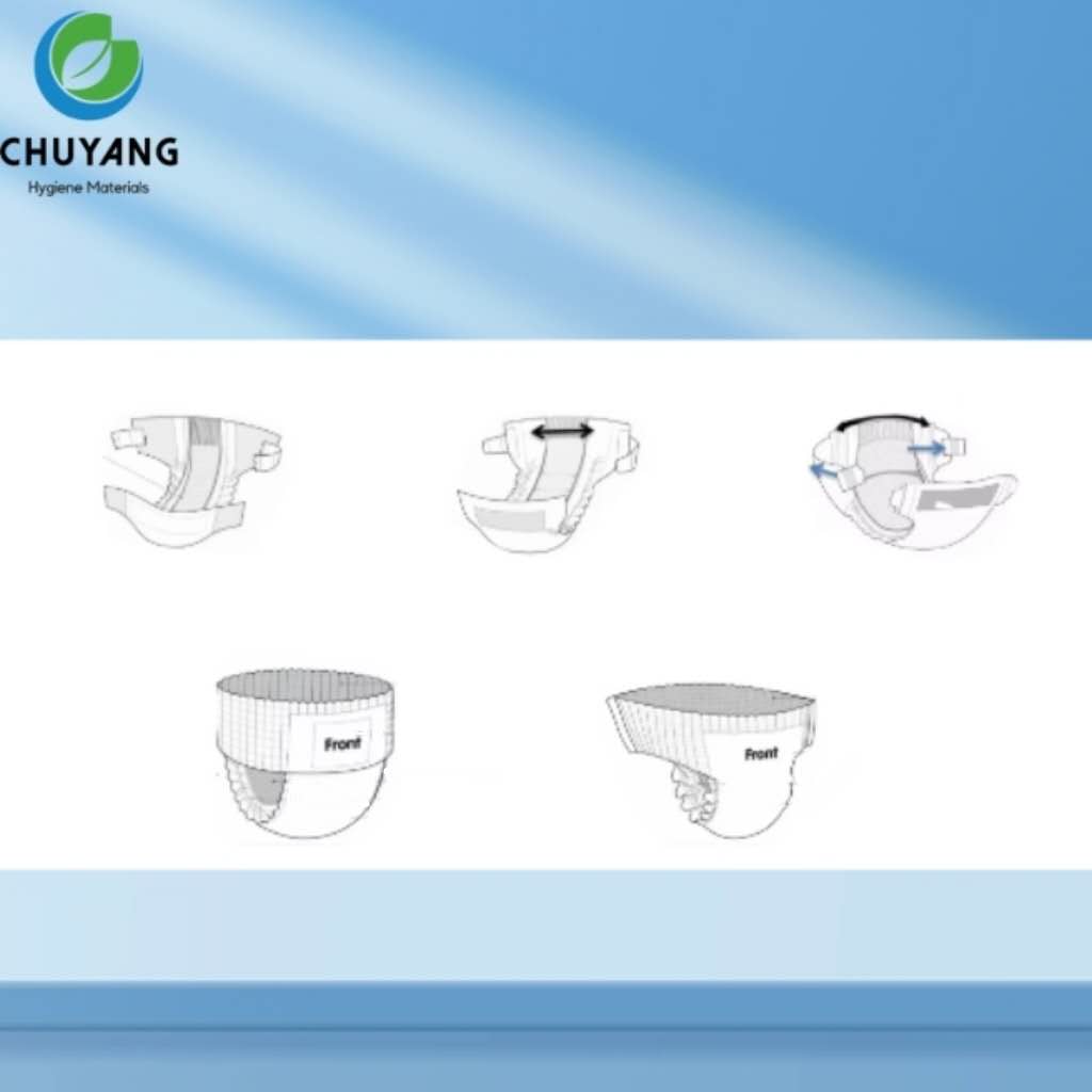 High Quality Elastic Nonwoven Waistband For Diaper 