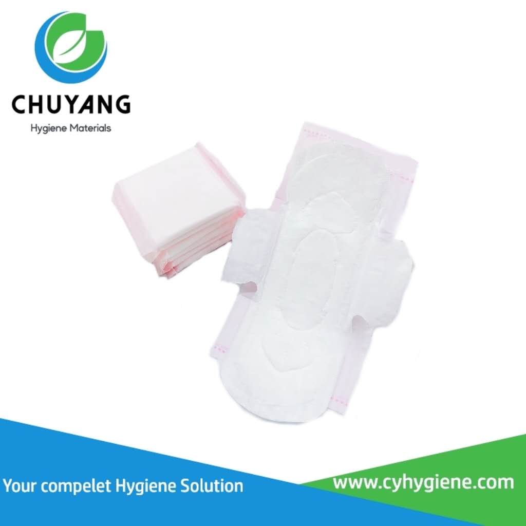 OEM brand disposable fluff pulp sanitary napkin cotton sanitary pad for Women sensitive skin