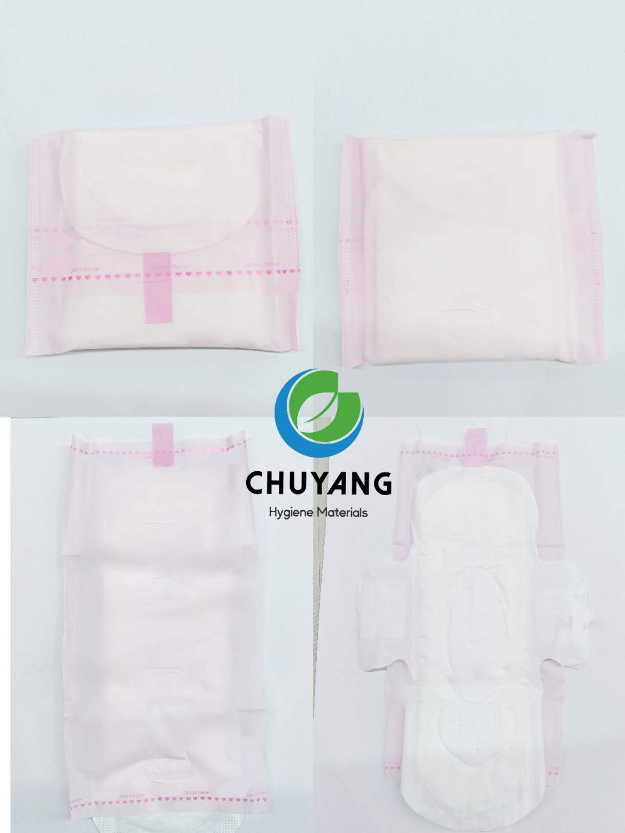 OEM brand disposable fluff pulp sanitary napkin cotton sanitary pad for Women sensitive skin