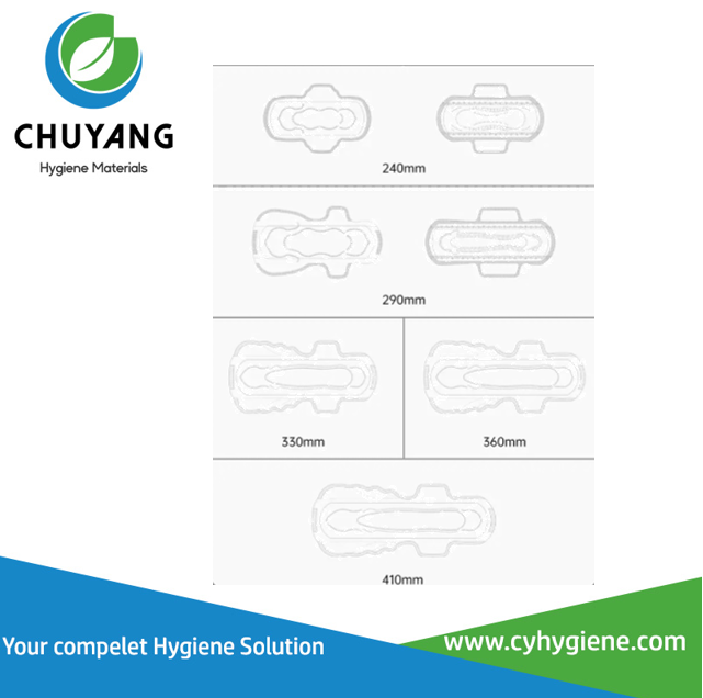 OEM brand disposable fluff pulp sanitary napkin cotton sanitary pad for Women sensitive skin