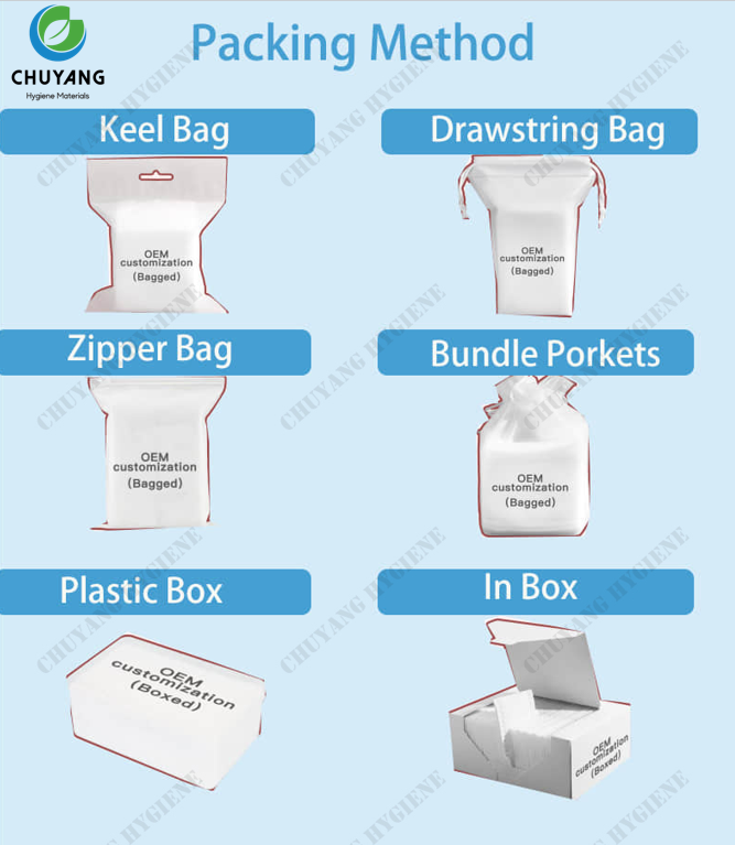 Wholesale Disposable Special Shape Cosmetic Facial Cotton Makeup Remover Pads for Face Skin 