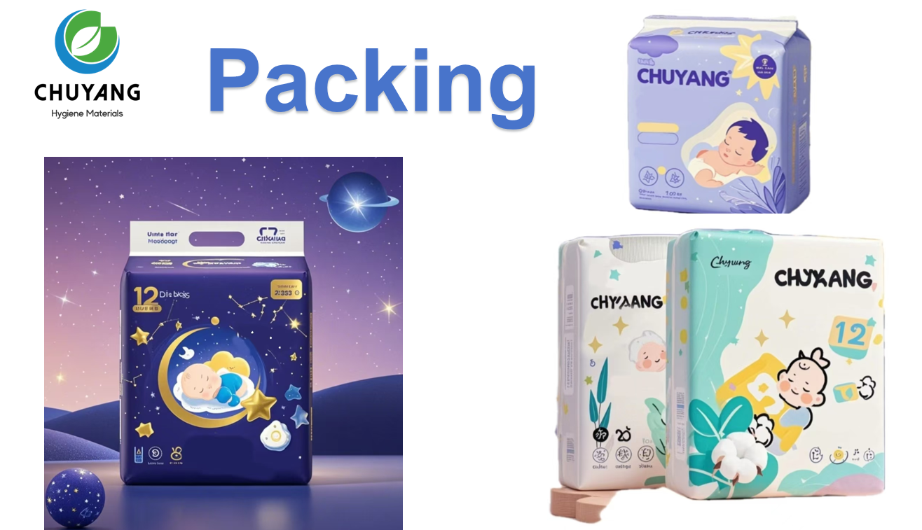 High Quality  Super Absorbent Baby Diaper Disposable Printed Super Ultra Thin Baby Diapers 