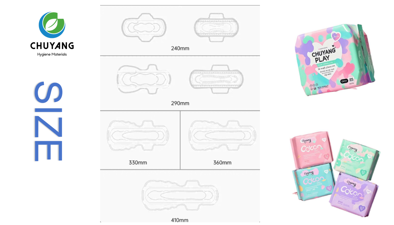 Wholesale Cheap and High Quality special design Sanitary Pads Menstrual fluff pulp  Sanitary Napkins