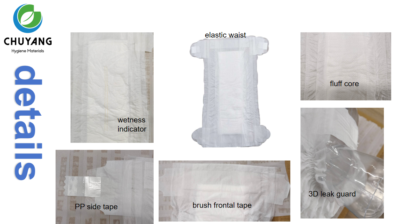 Wholesale T-shape Super Dry fluff pulp Baby Diapers Disposable Breathable Soft Care Baby nappies