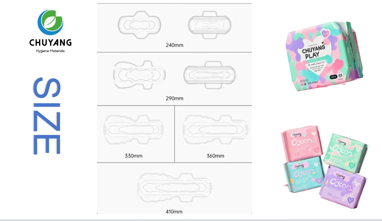 Fluff pulp perforated sanitary napkins period pad 240mm soft dry sanitary pad 