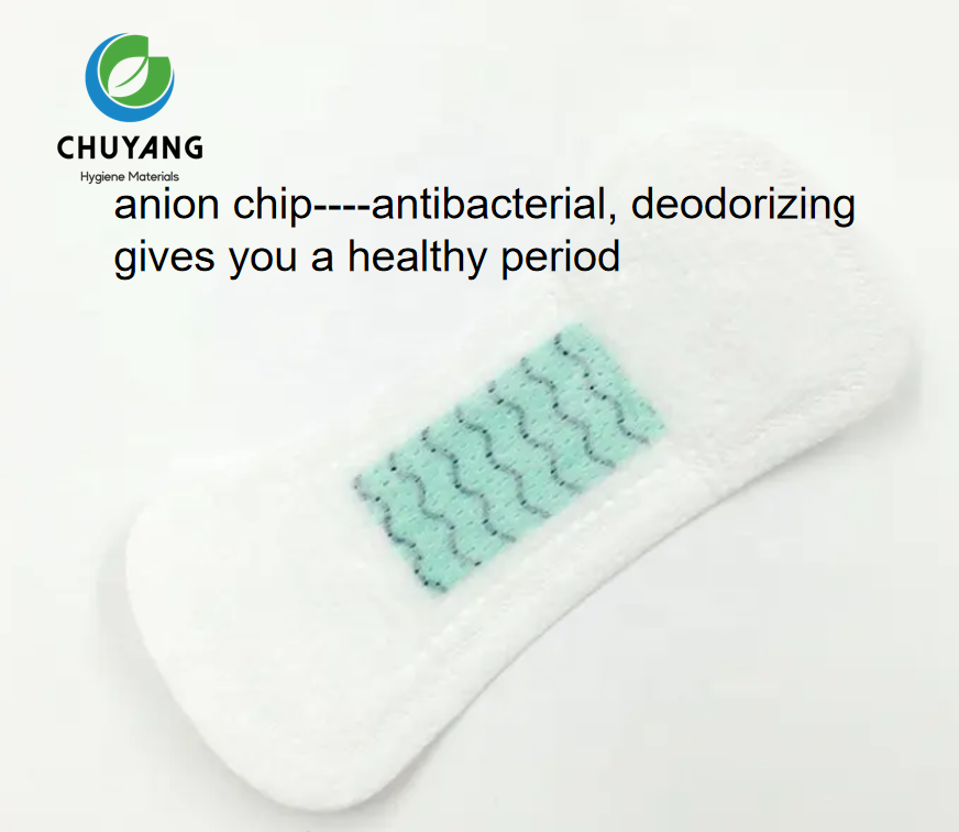  Disposable anion chip fluff pulp ultra-thin Panty Liners for Women Negative Ion Panty liner
