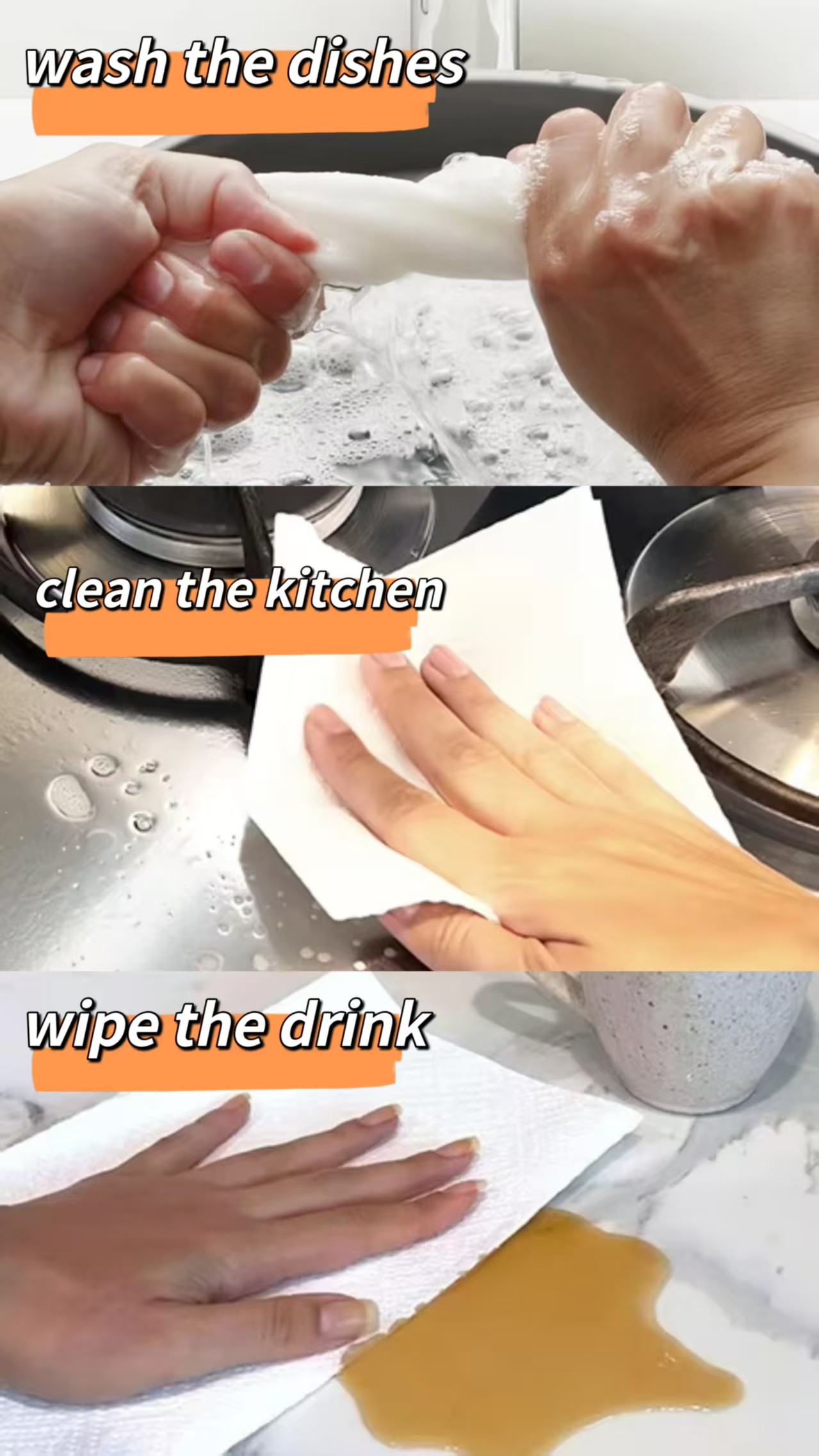 disposable-rags-Oil-Absorbent & Lint-Free-for-kitchen-wholesale