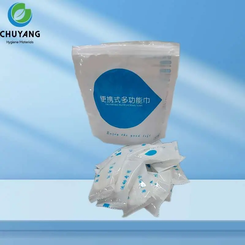 Disposable NonWoven Coin Towel CompressPortable Multifunctional Travel Face Towel Wet Wipe Cleaning 