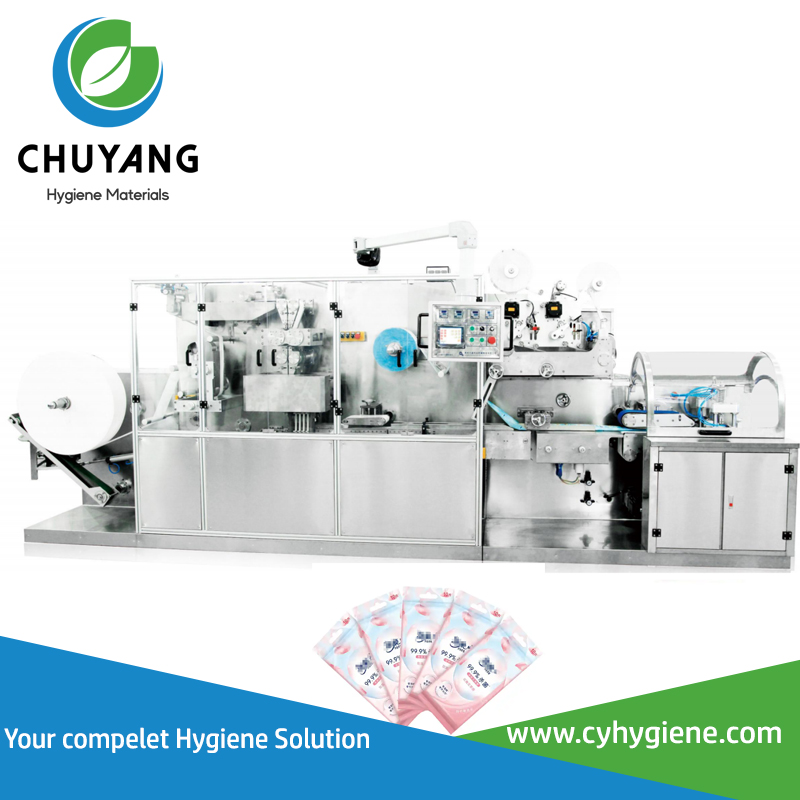 Full Automatic Wet Tissue Making Machine 5-30pcs Wet Wipes Production Line 
