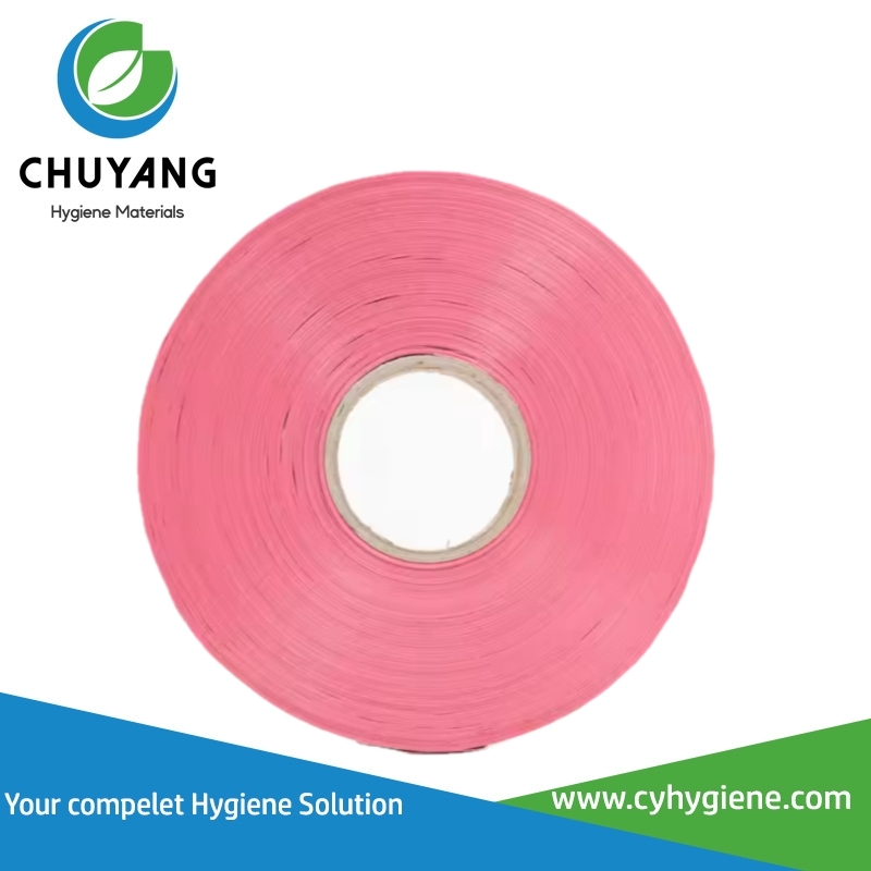 Customized Woman Sanitary Pad Adhesive Tape Easy Tape With Different Colors For Sanitary Napkins