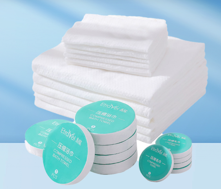 High Speed Automatic Compressed Bath Towel Machine