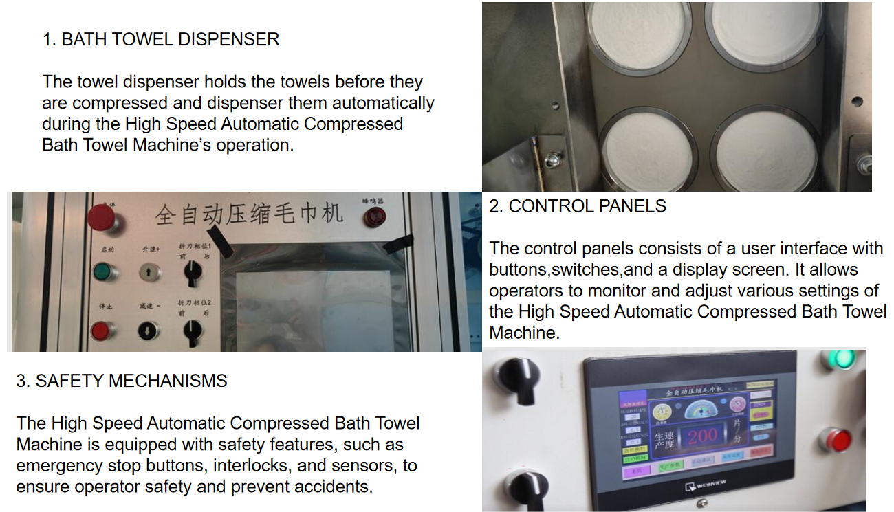 High Speed Automatic Compressed Bath Towel Machine