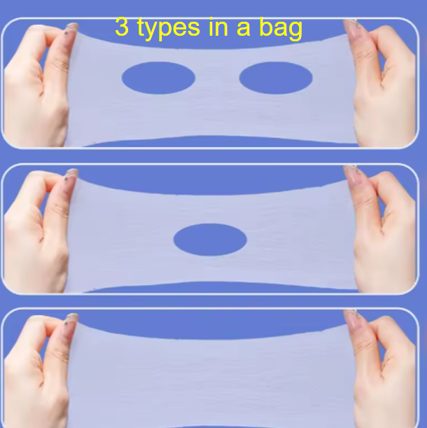 Cosmetic Three-in-One Makeup Hydrating Application Eye Opening Stretchable Wet Compress Cotton Pads Cosmetic Three-in-One Makeup Hydrating Application Eye Opening Stretchable Wet Compress Cotton Pads