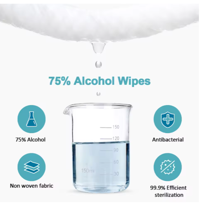 High Quality Factory Customization Sanitizing Wet Wipes small Alcohol Wipes Custom Sanitizers Wipes