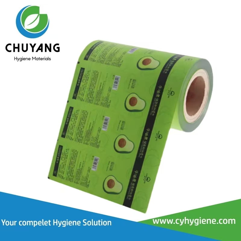 Custom Printed Wet Tissues Roll Packaging Film OEM Wet Wipes Printing Automatic Wrapping Film