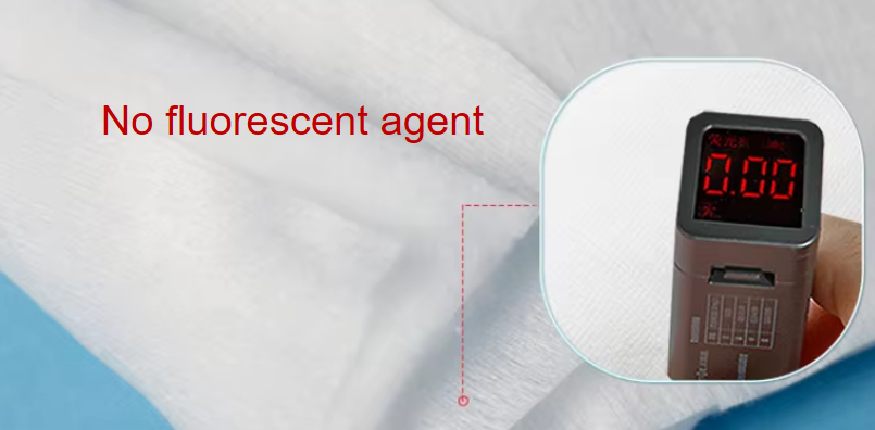 Spunlace Nonwoven Cosmetic Cotton Pad Raw Materials Composite Nonwoven Fabric Cotton Rolls