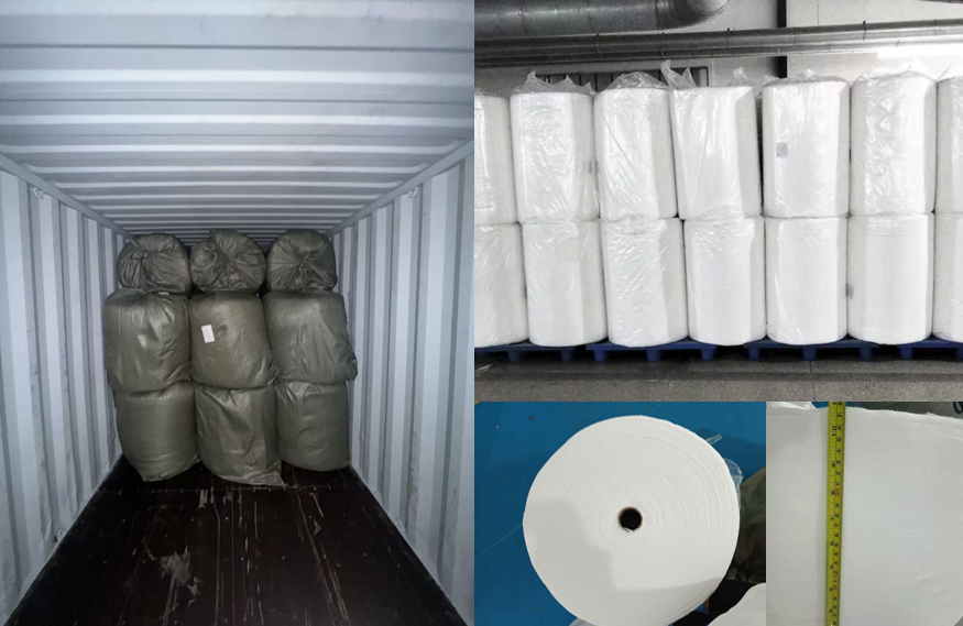 Spunlace Nonwoven Cosmetic Cotton Pad Raw Materials Composite Nonwoven Fabric Cotton Rolls