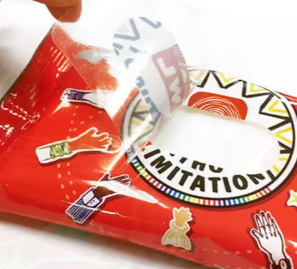  Manufacturer Supply OEM Wet Wipes Good Price Inner Sticker Transparent Reusable Sealing Stickers