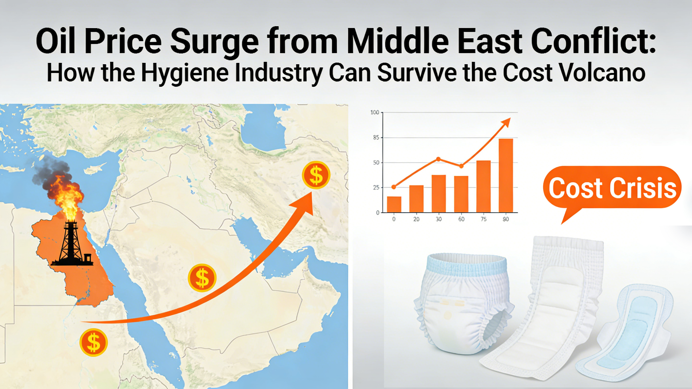 Oil Price Surge from Middle East Conflict: How the Hygiene Industry Can Survive the Cost Volcano